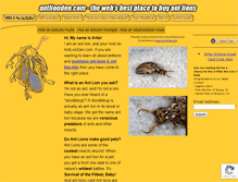 Tablet Screenshot of antlionfarms.com